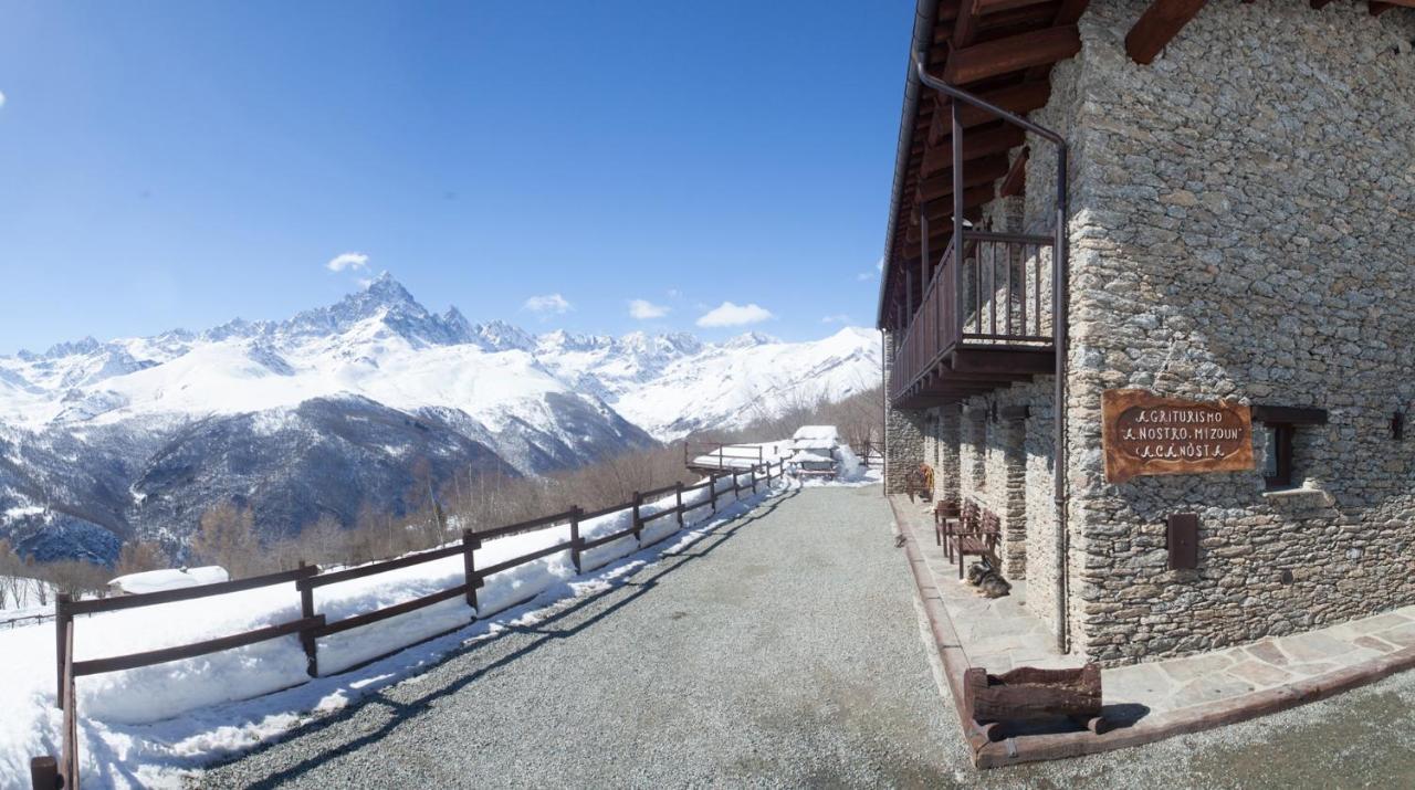 Agriturismo A Nostro Mizoun Ostana Eksteriør billede